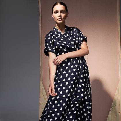 max mara polka dot dress